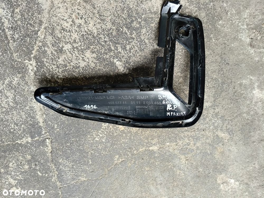 Kratka zderzaka prawy przód BMW G20, G21 M-PAKIET LCI - 4
