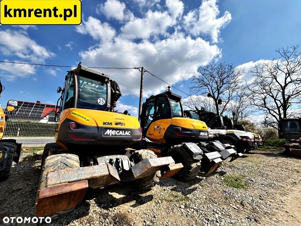 Mecalac 9 MWR KOPARKA KOŁOWA 2018R. MTH: 4086 | MECALAC 11 KOMATSU PW 98 TEREREX TW 95 110 WACKER NEUSON 100 YANMAR - 32
