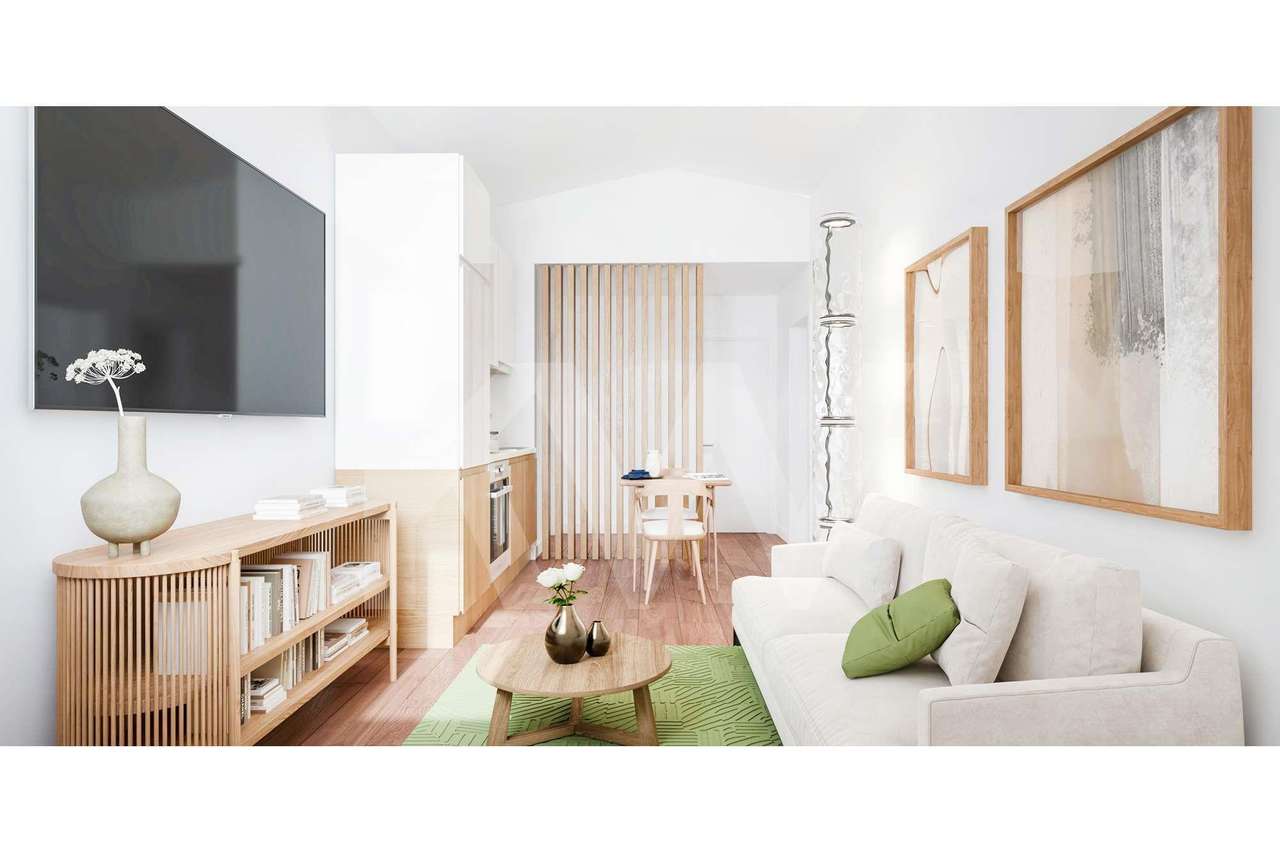 Apartamento T1+1 novo em plena zona histórica do Porto. - Grande imagem: 4/14