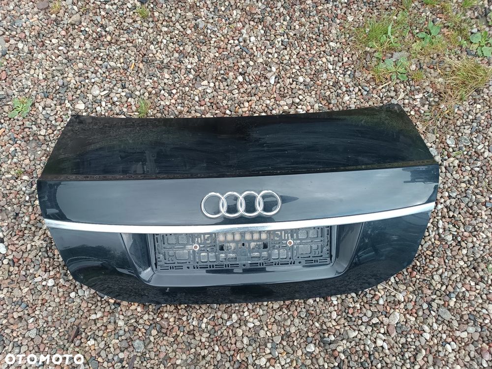 AUDI A6 C6 SEDAN LY9B CZARNA KLAPA BAGAŻNIKA - 1
