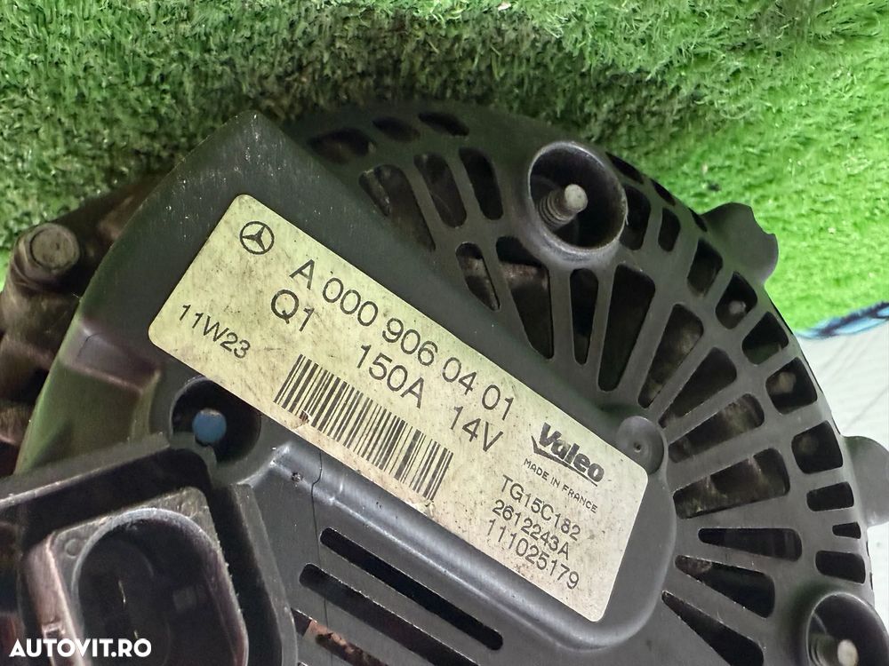 ALTERNATOR MERCEDES BENZ C220 CDI 2011 2.1 DIESEL C-Class W204 SEDAN COD OEM A0009060401 2007-2015 - 8