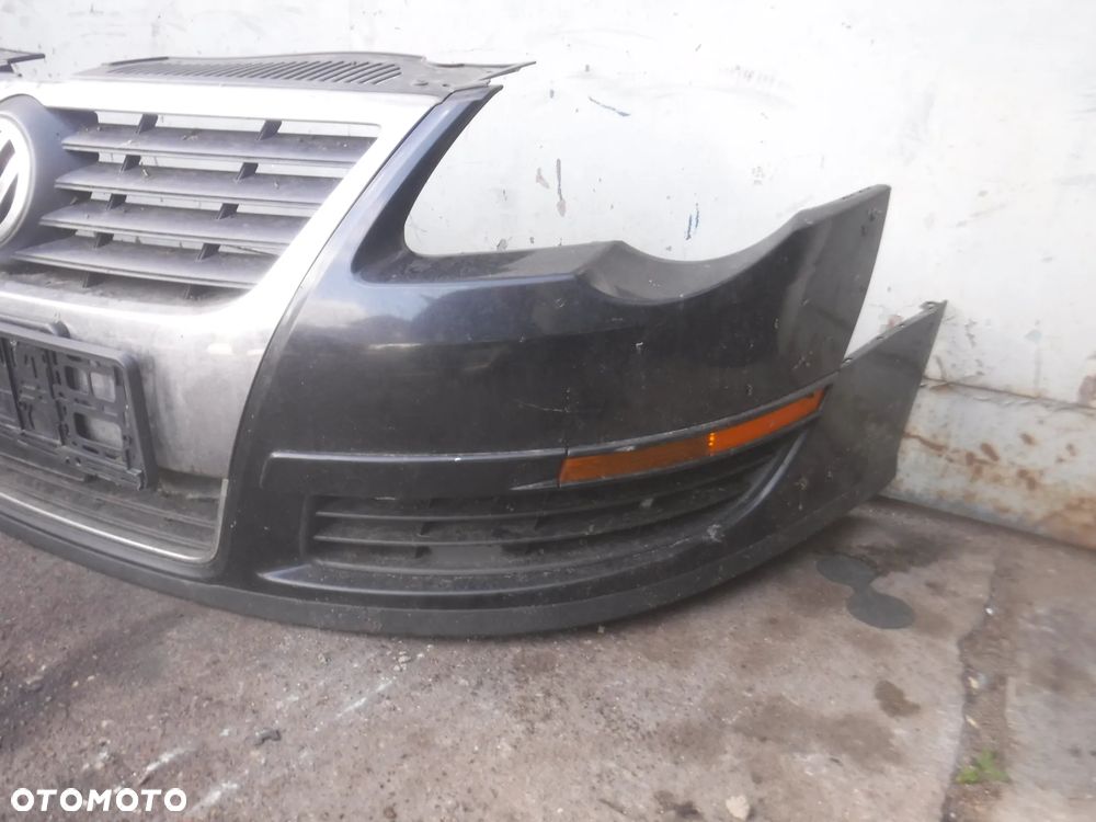 Vw Passat B6 zderzak przod atrapa grill  kompletny LC9X - 4