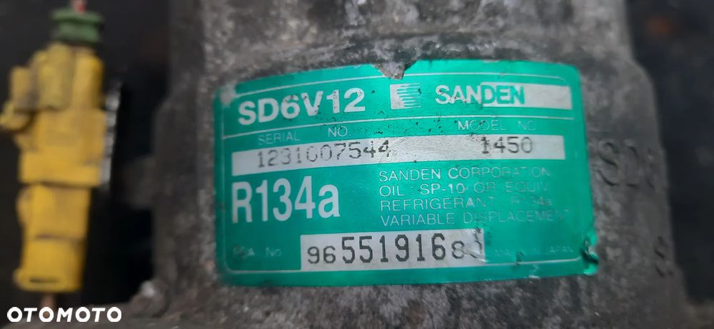 Kompresor Klimatyzacji Sprężarka sd6vbl S2 9655191680 1.6 hdi Ford 1.6 tdci - 3