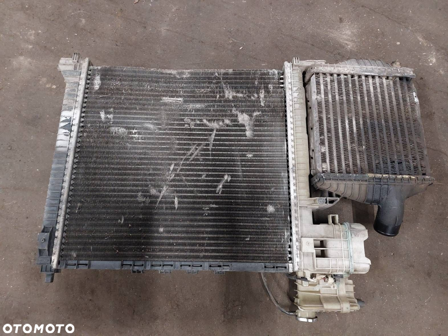 CHŁODNICE KOMPLET + WENTYLATOR MERCEDES VITO W638 2.3 TD 6385011601 - 3