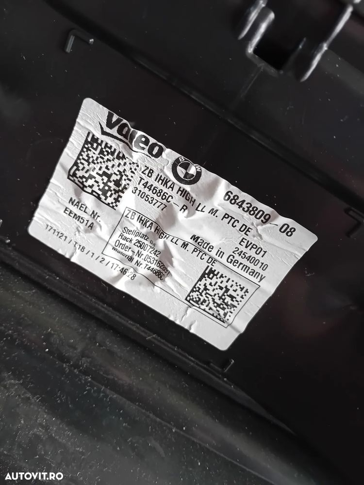 Carcasa Tulumba Aeroterma Bord Bmw Seria 4 G22 G23 G26 Volan Stanga Cod 6843808 - 8
