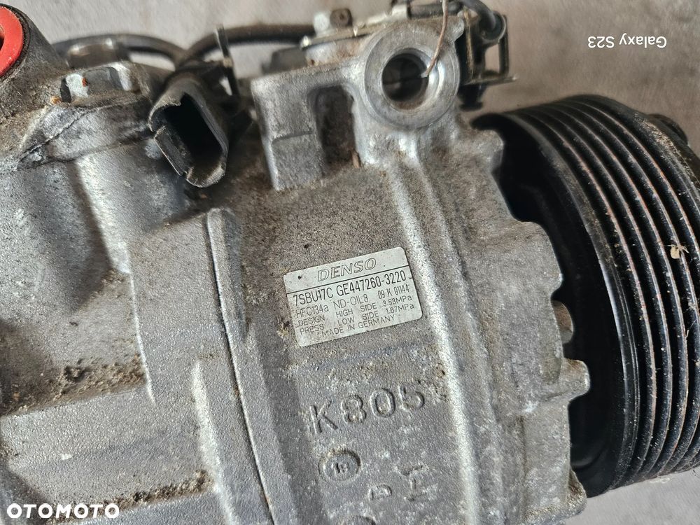 Sprężarka kompresor klimatyzacji BMW E60 E61 2,5i 3,0i 447260-3220 - 4