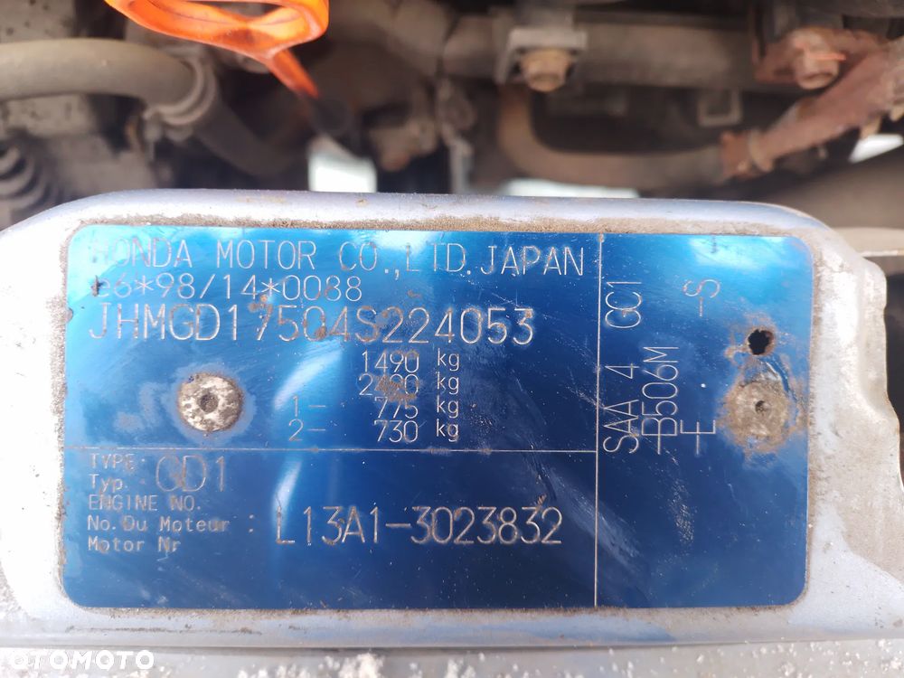 HONDA JAZZ 02-05 1.3 iDSi -  RADIO ORYGINALNE - 27