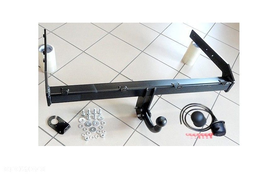 Nowy Kompletny Markowy Hak Holowniczy + Kula z Wiązką elektryczną 7 pin do Vw Volkswagen Sharan + Ford Galaxy + Seat Alhambra od 1995 do 2010 BEZ CIĘCIA ZDERZAKA - 8