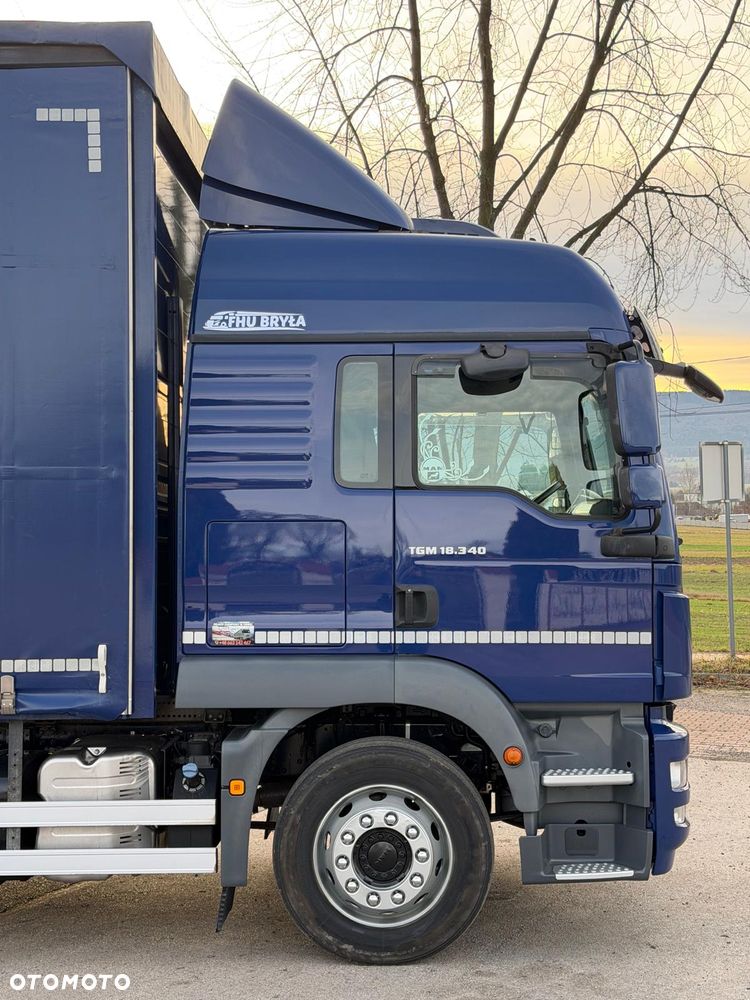 MAN TGM 18.340 / FIRANKA / SPROWADZONY /  9100 ŁADOWNOŚĆ / 18 PALET / E6 /  WINDA / - 7