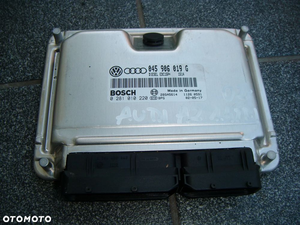 audi a2 1.4 tdi komputer- sterownik silnika 045906019g - 1