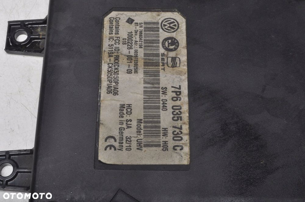 SEAT IBIZA IV MODUŁ BLUETOOTH 7P6035730C - 2