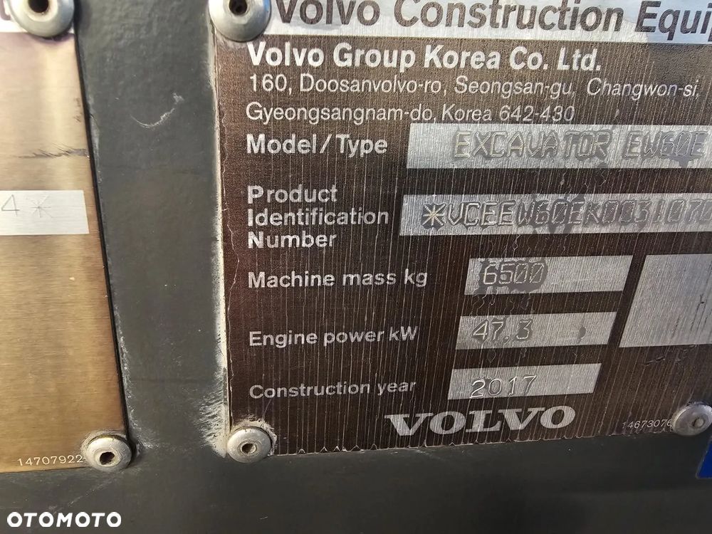 Volvo EW60E EW60 E EW 60 - 30