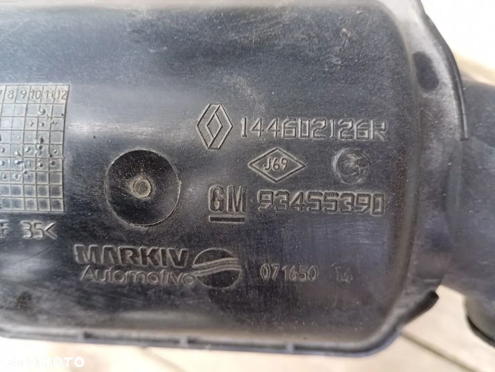 przewód powietrza dolot wąż rura renault trafic ii vivaro a primastar 2.0 dci euro5 144602126r - 6