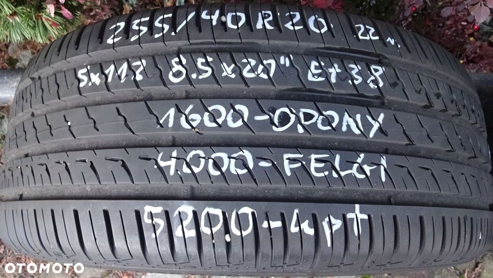 Koła letnie 20 Audi A6 A7 A8 Q3 KBA54318 255/40R20 ET38 5x112 Dezent - 4