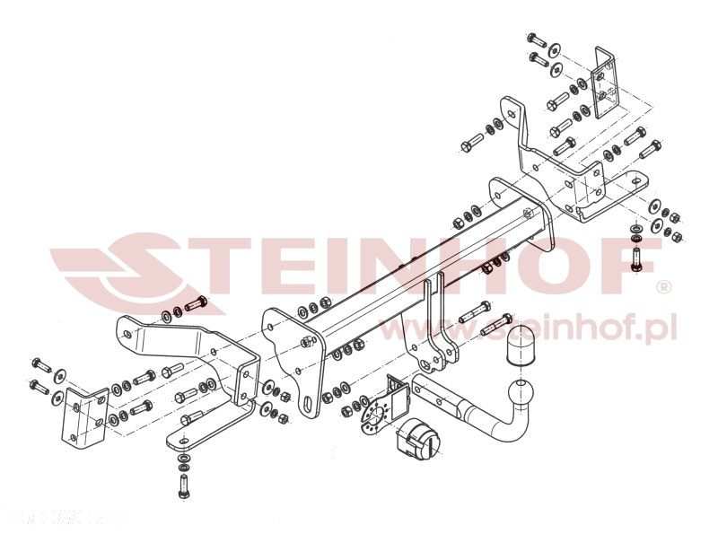 Hak Holowniczy + MODUŁ 7PIN do Opel Antara od 2007 do 2015 - 2