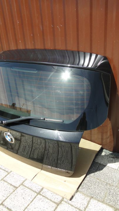 BMW 1 E87 KLAPA TYŁ TYLNA BAGAŻNIKA KOMPLETNA BLACK SAPPHIRE - 7