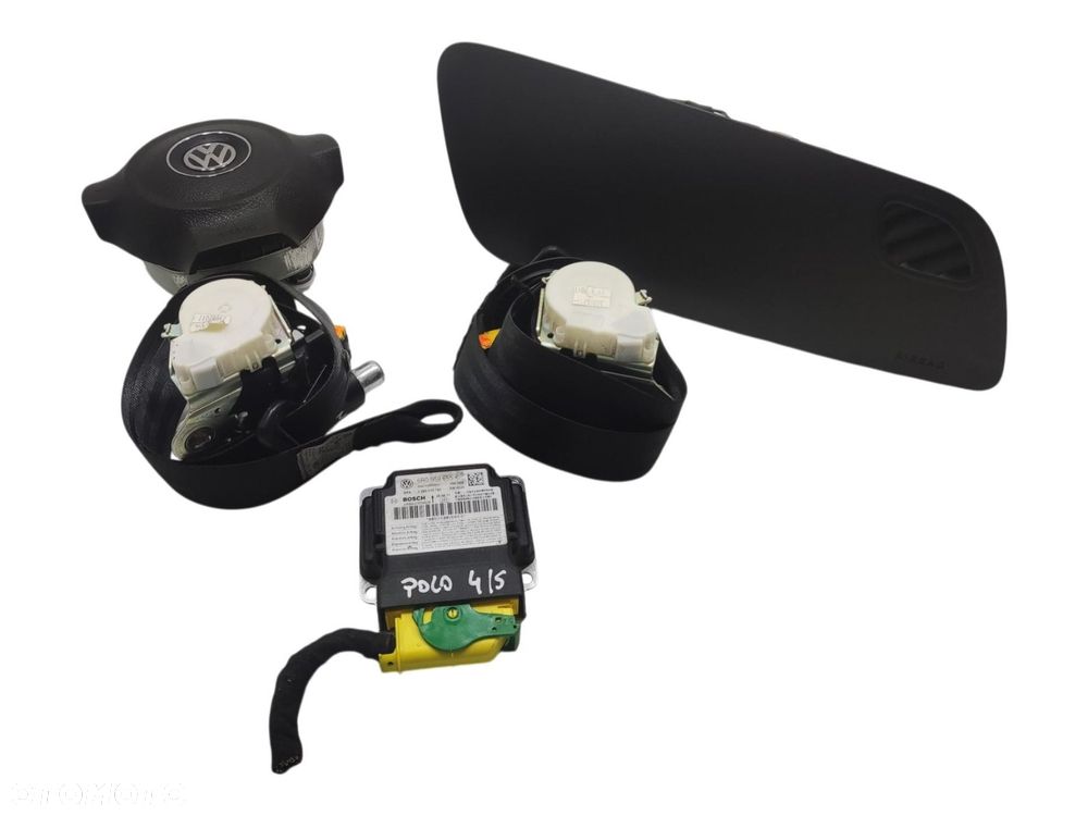 PODUSZKA PODUSZKI AIR-BAG PASY SENSOR VOLKSWAGEN POLO V 6R 2009-2013 - 1