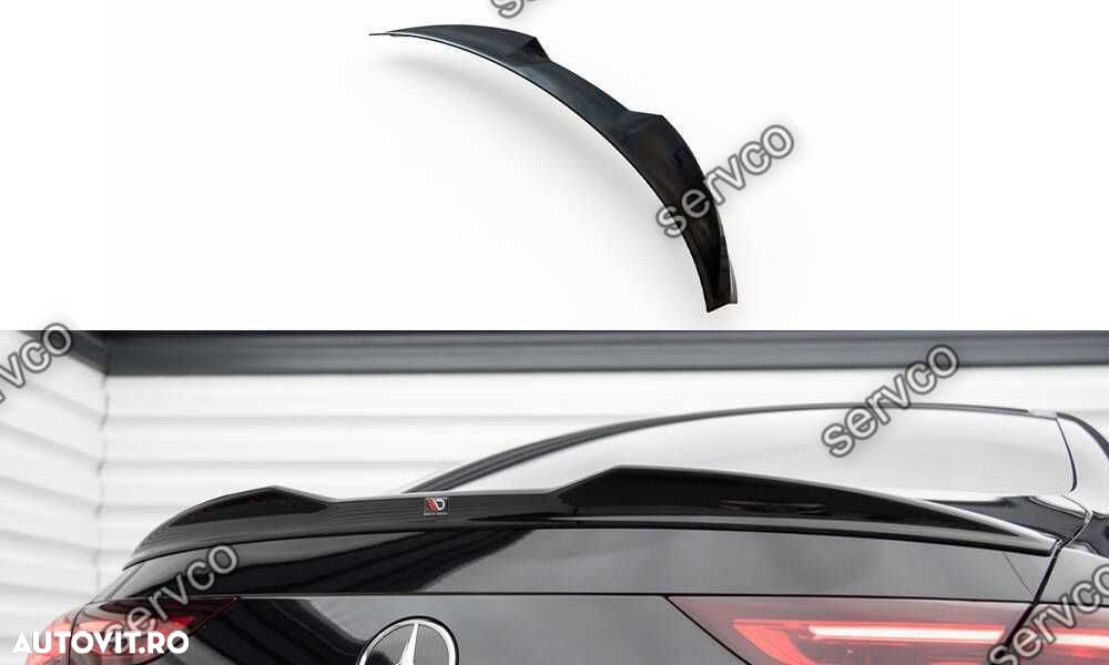 Eleron spoiler cap Mercedes CLA C118 Coupe 2019- v3 - Maxton Design - 1