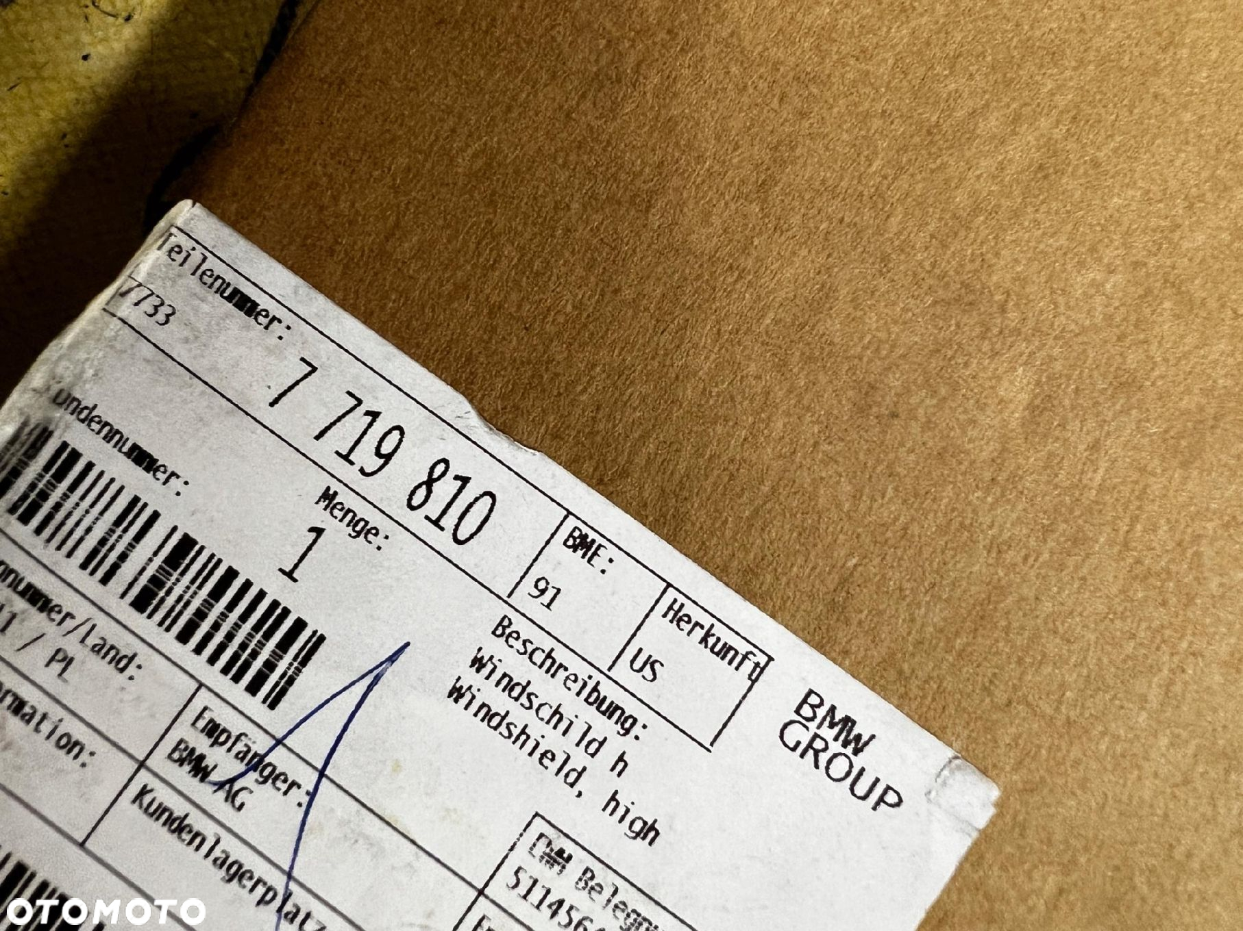 SZYBA MOTOCYKLOWA OWIEWKA WYSOKA BMW HP4 K42 S1000 K46 NOWA OEM - 7