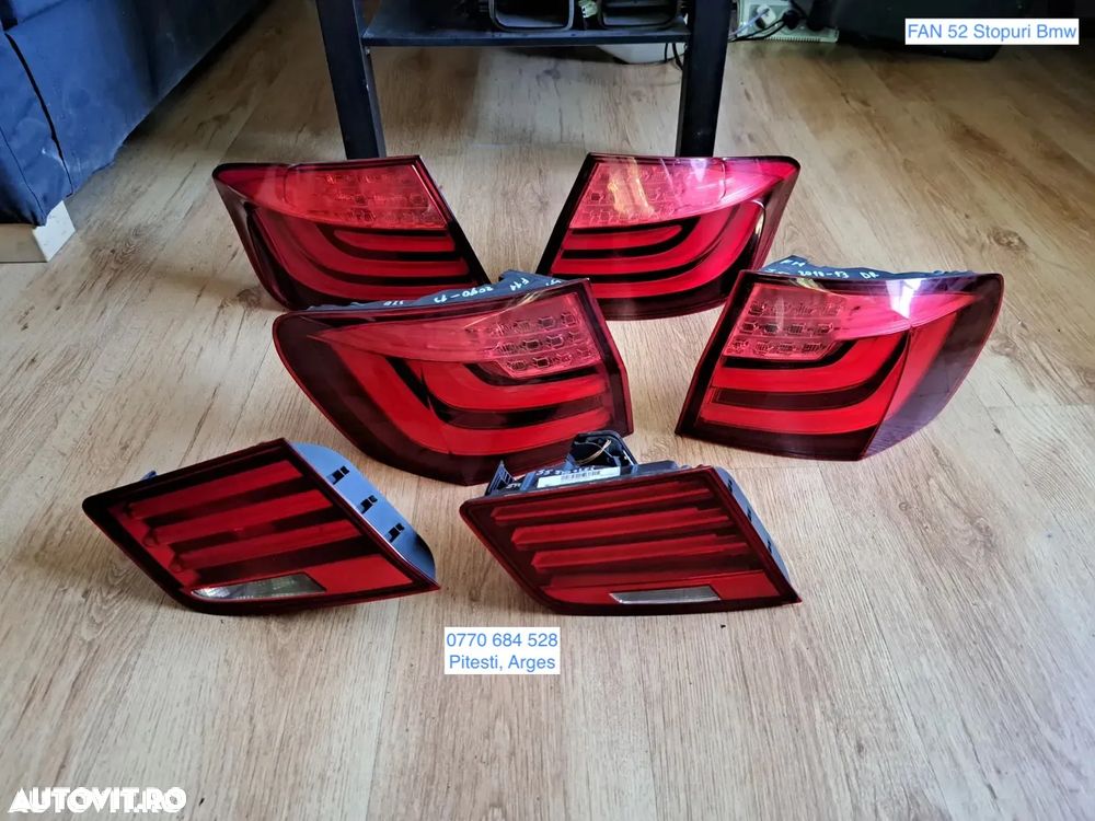 Stop tripla lampa marsarier semnalizare pozitii stanga dreapta spate bmw seria 5 F10 F18 F11 520d 523Li 525d 535Li 528i - 1