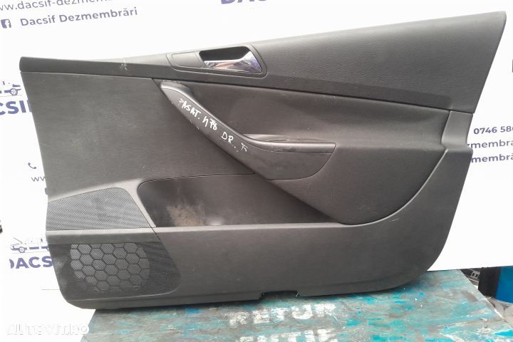 Fata / Tapiterie usa fata dreapta 3C1867012 Volkswagen VW Passat B6 [ - 1