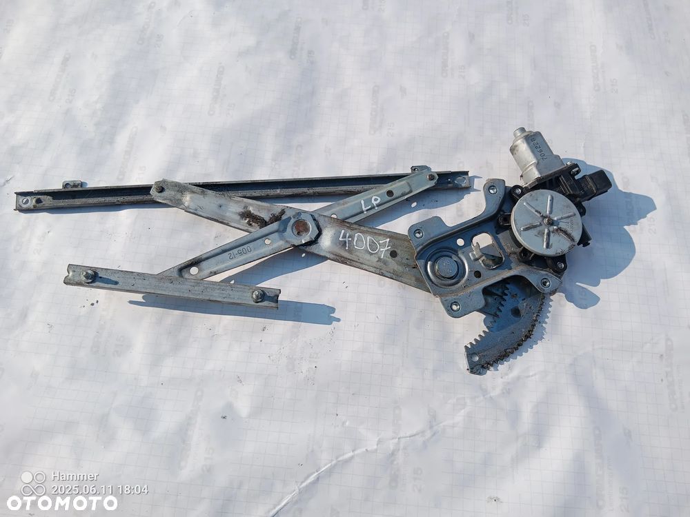 PEUGEOT 4007 c crosser podnośnik szyby lewy przód - 1