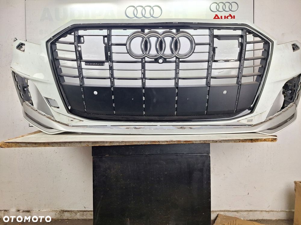 ZDERZAK AUDI Q7 4M 4M0 II S-LINE 2019-2024 ORYGINAŁ OE LIFT BLACK LINE - 1