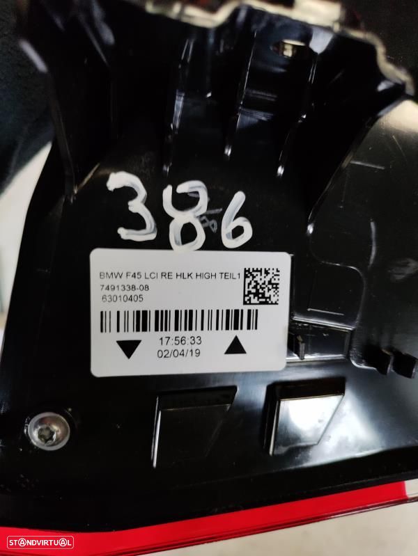 Farolim Direito Do Painel Lanterna Tras Stop Drt Bmw 2 Active Tourer ( - 8