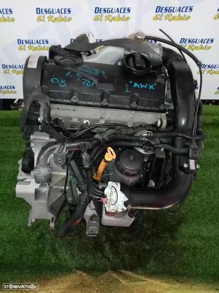 MOTOR COMPLETO SKODA SUPERB I 2003 -AWX - 3