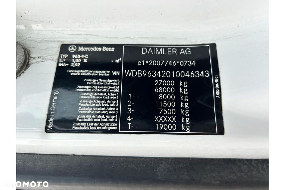 Mercedes-Benz ACTROS 2551 6X2 EURO6 - 19