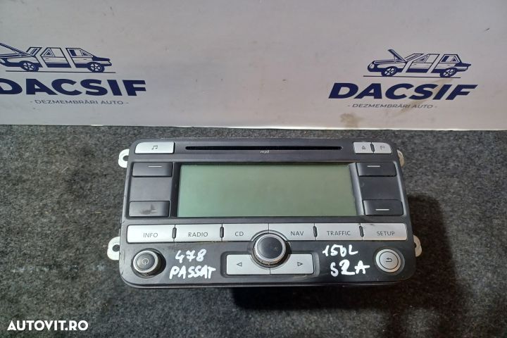 Radio cd 1K0035191D Volkswagen VW Passat B6 [2005 - 2010] wagon 5-usi - 1