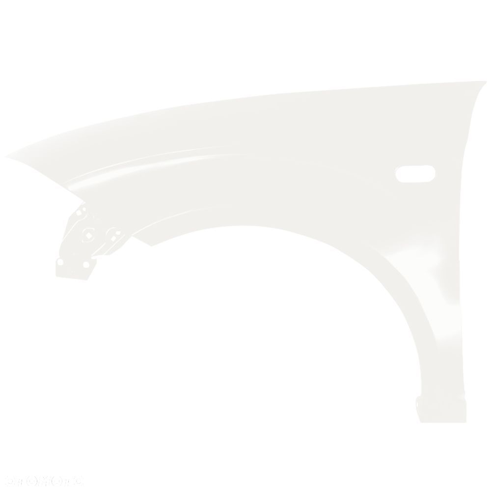 BLU Błotnik SEAT ALTEA XL LB9A Lewy Przód Biały 2006-2015 ocynk CandyWeiss - 2