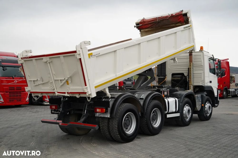 Volvo FMX 420 / 8X4 / BASCULATOR CU 2 LATE / HYDRODOLTA / HYDRODOLTAPA / BODRMATIC / MEILLER KIPPER / I-SHIFT / EURO 5 - 5