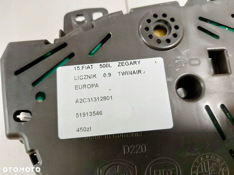 fiat 500l 500 l 900 0.9 twinair licznik zegary eu a2c31312801 51913546 - 10