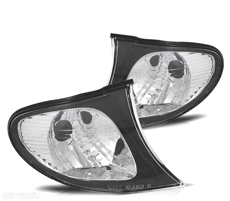 INDICADORES FRONTAIS BMW E46 LIMOUSINE TOURING 01-05 PRETO - 1