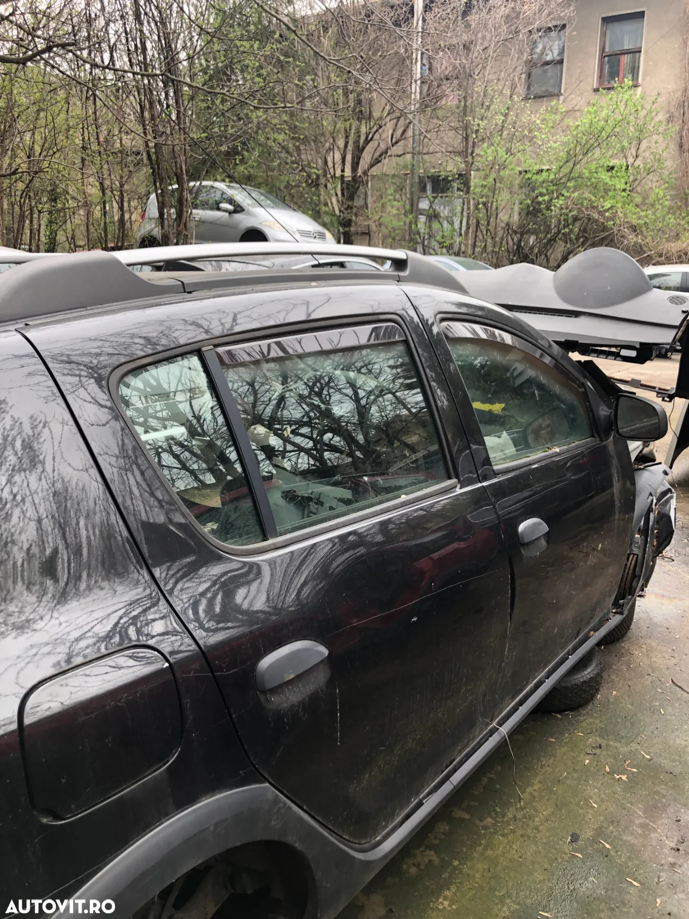 Usa dreapta spate Dacia Sandero 2 2014 negru - 4