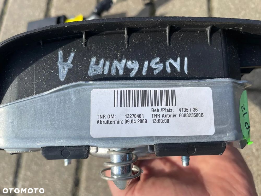 DESKA ROZDZIELCZA KONSOLA KOKPIT AIRBAG PODUSZKI OPEL INSIGNIA A 08-13 EUROPA - 5