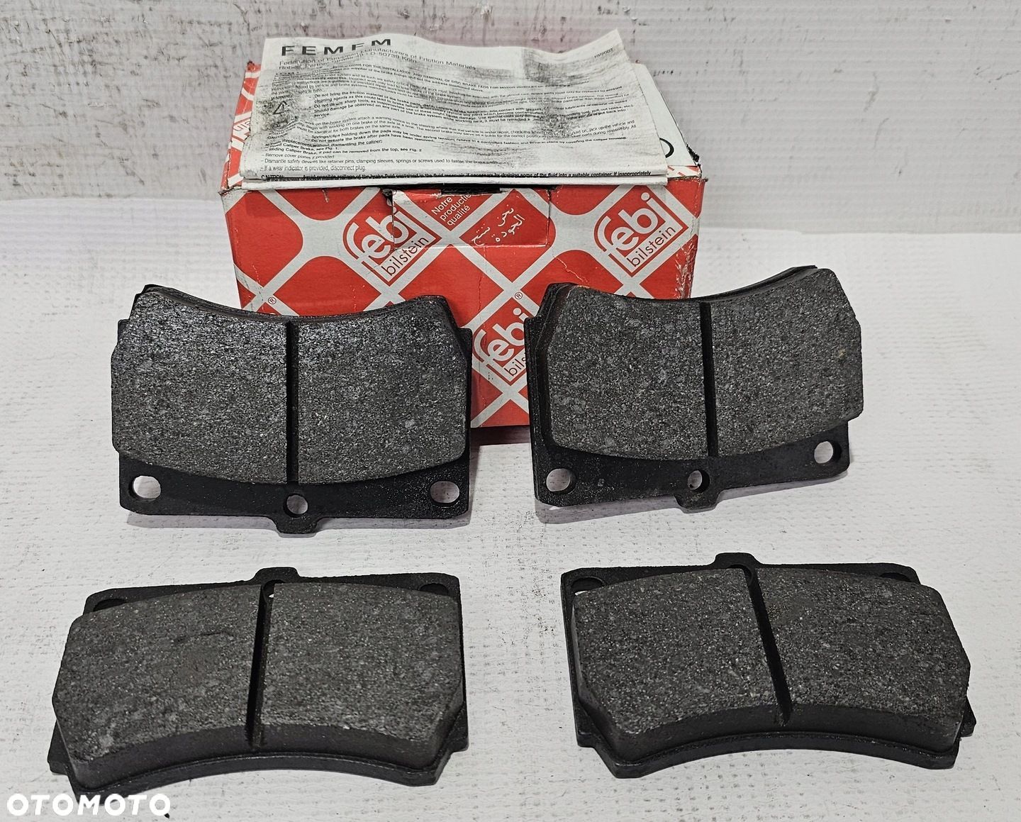 NOWE KLOCKI HAMULCOWE PRZÓD KIA RIO PRIDE / MAZDA121 II 323 DEMIO - 16195 - 1