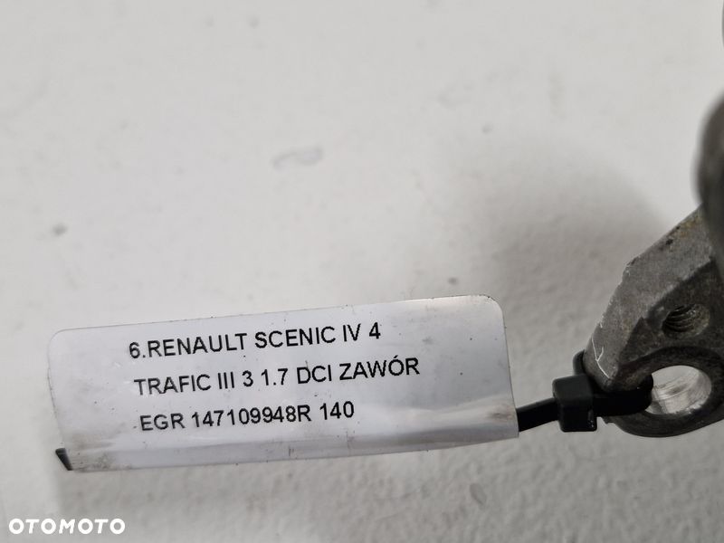 RENAULT SCENIC IV 4 TRAFIC III 3 1.7 DCI ZAWÓR EGR 147109948R - 8