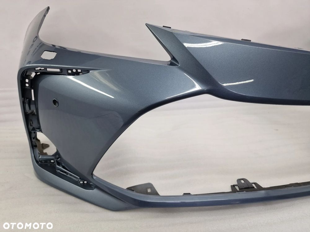 TOYOTA COROLLA E21 SEDAN 18- ZDERZAK PRZEDNI PRZÓD NA SPRYSKI + PDC , SZARO - NIEBIESKI METALIK , NR 52119-02Q10 , NR AUKCJI NZ835 - 8