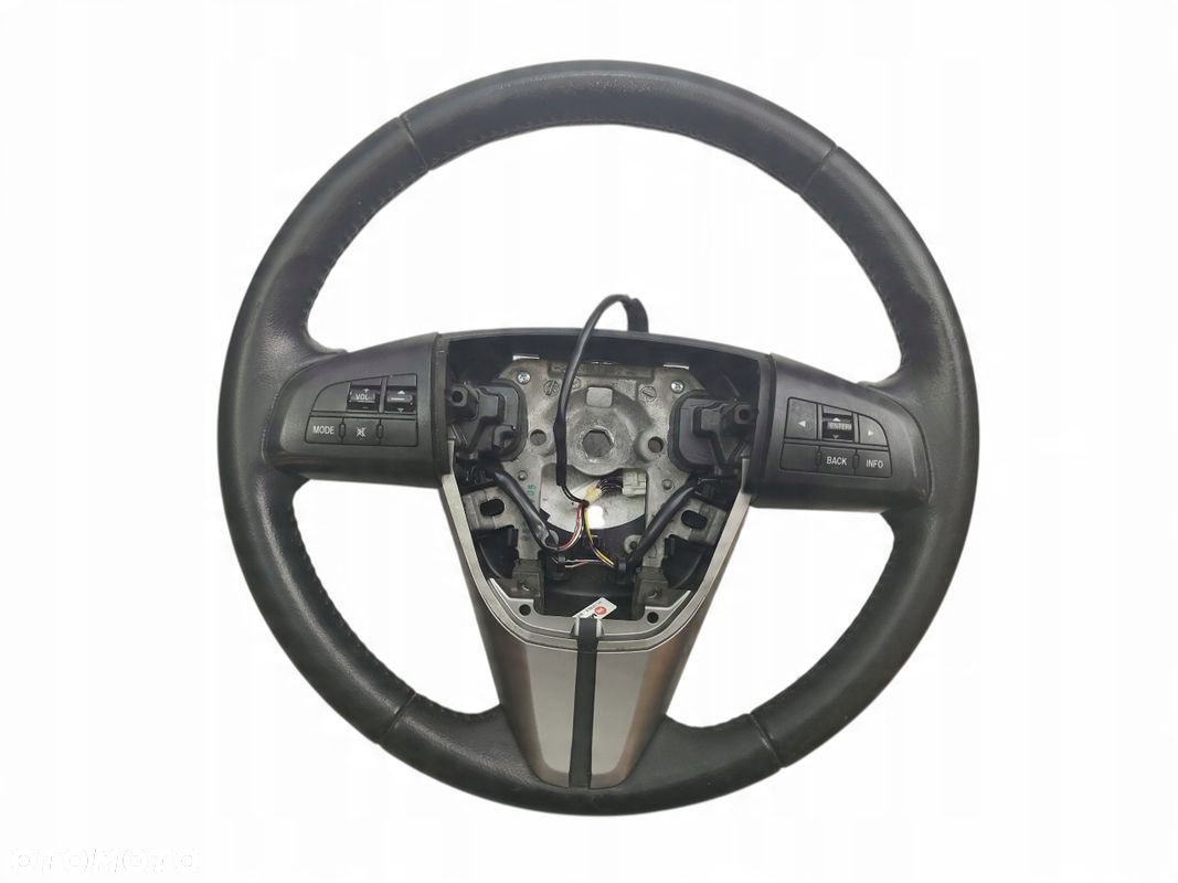 KIEROWNICA SKÓRA PODUSZKA AIRBAG MAZDA 3 II BL MULTIFUNKCYJNA - 2