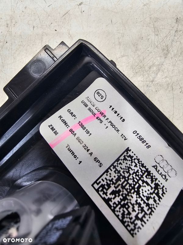 GNIAZDO ZAPALNICZKI PORT USB C ŁADOWARKI AUDI Q5 FY A4 B9 A5 8W 5Q0035726L - 7