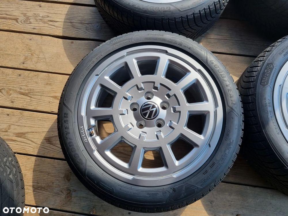VW TAOS 2GK,T-ROC 2GA KOLA ALU 7,5X18 ET44 5x112,GOODYEAR 215/50R18 2023r,8mm jak nowe - 2