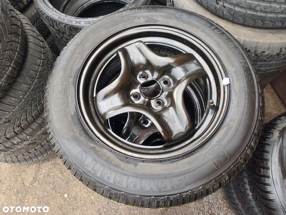 4x100 Felgi Strukturalne Stalowe 15 Koła Zimowe Zima Opel Adam Astra Corsa Combo Vectra Meriva Tigra Daewoo Nubira Kalos Lanos Chevrolet Aveo Fiat Grande Punto 7,5mm Legnica ALU-RAD 185/65 - 3