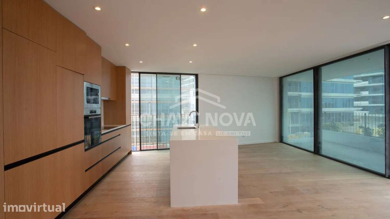 Apartamento T2 Novo c/ Vistas Mar e Lugar de Garagem em Canidelo - Grande imagem: 5/30
