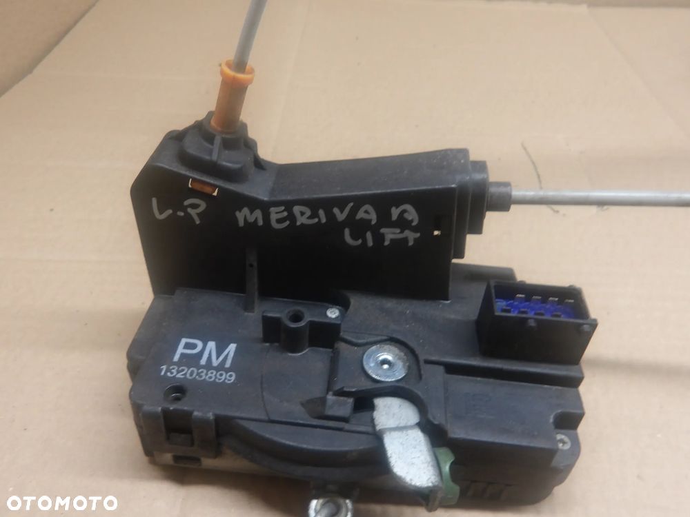 OPEL MERIVA A I LIFT 05-10 1.4B ZAMEK DRZWI PRAWY LEWY PRZÓD KLAMKA WEWNĘTRZNA 13203899 13154792 - 2
