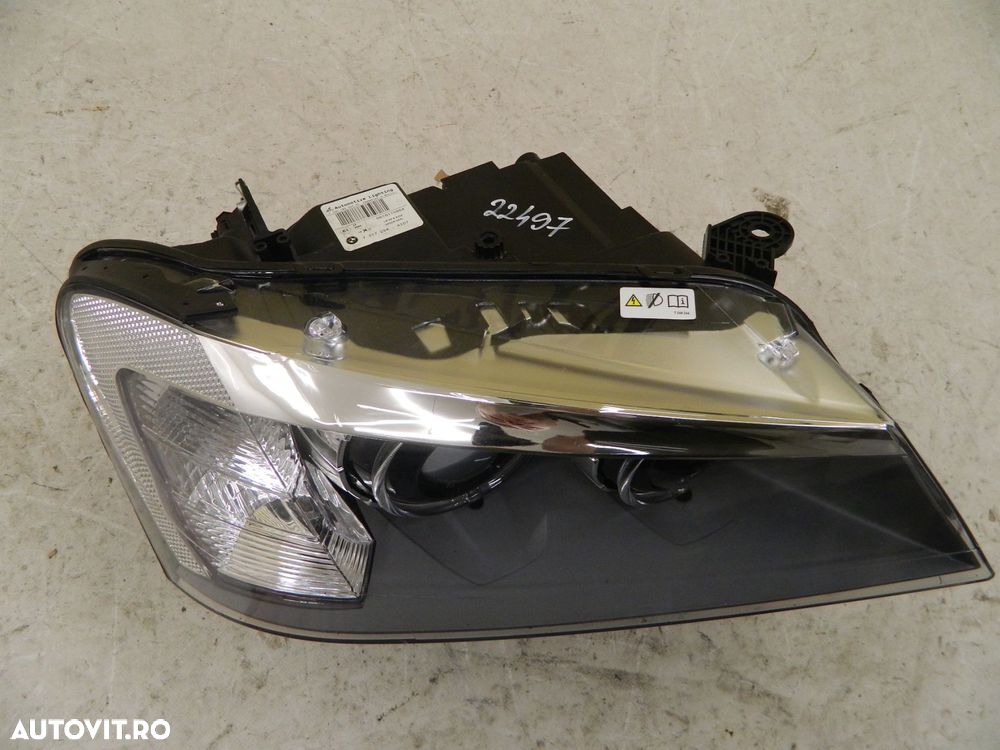 Far dreapta BMW X3 F25 Bi-Xenon, 2011, 2012, 2013, 2014, cod origine 7217294. - 9