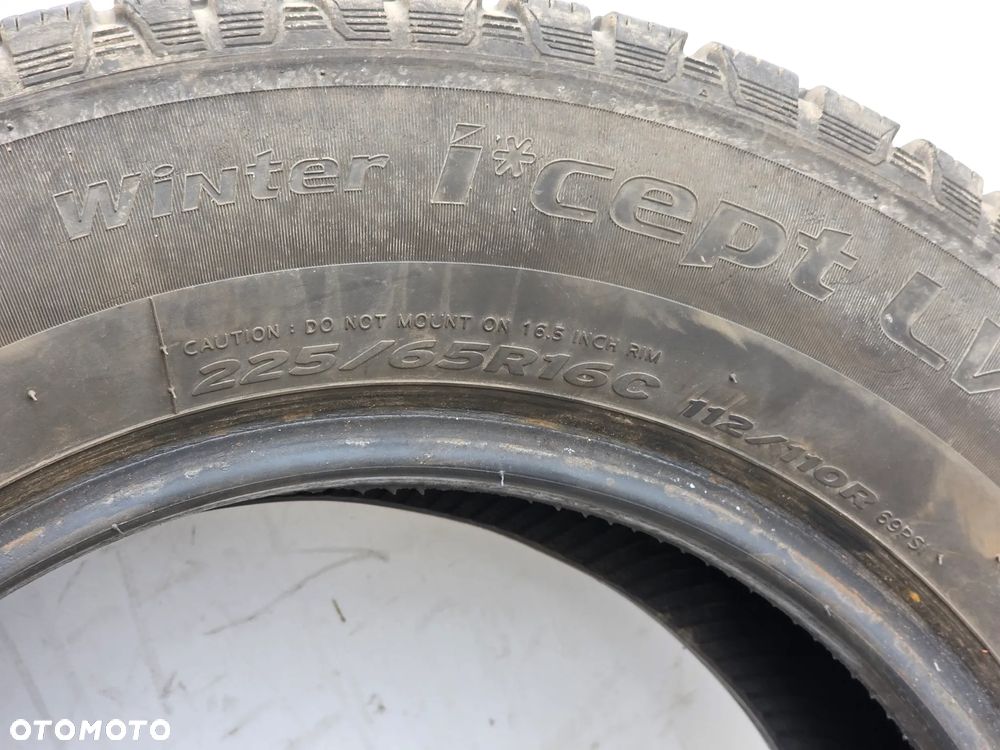 2 X OPONA OPONY HANKOOK WINTER I*CEPT LV 225/65R16C 5mm ZIMOWE - 6