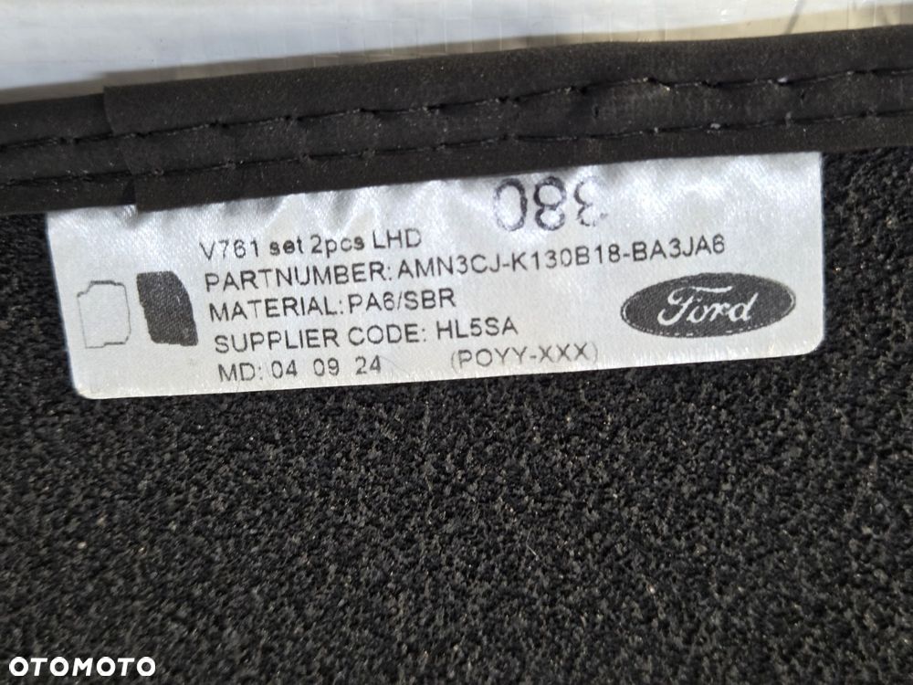 dywaniki dywaniki Ford Tourneo Connect tył AMN3CJ-K130B18-BA NOWE ORYGINAŁ - 6