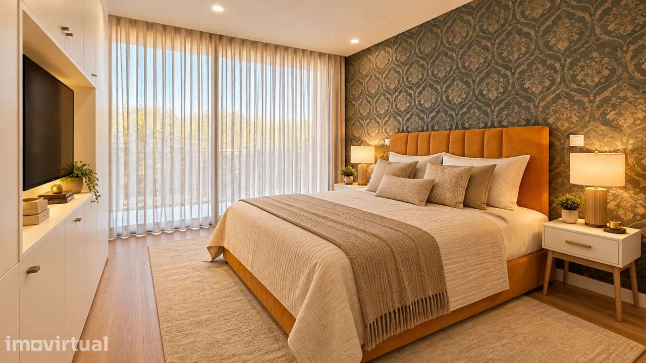 Apartamento T0 Novo NO Centro DE Ponte DA Barca
